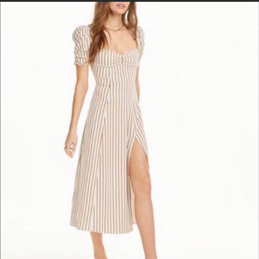 Danielle Bernstein striped dress